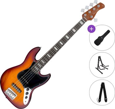 5-strenget basguitar Sire Marcus Miller V5R Alder-5 Standard SET Tobacco Sunburst 5-strenget basguitar - 1