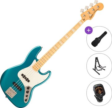 Električna bas kitara Fender Squier Classic Vibe Active '70s Jazz Bass MN Standard SET Ocean Turquoise Električna bas kitara - 1