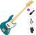 Električna bas kitara Fender Squier Classic Vibe Active '70s Jazz Bass MN Standard SET Ocean Turquoise Električna bas kitara