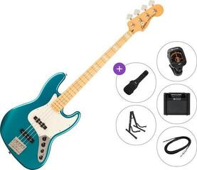 Električna bas kitara Fender Squier Classic Vibe Active '70s Jazz Bass MN Premium SET Ocean Turquoise Električna bas kitara