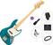 Električna bas kitara Fender Squier Classic Vibe Active '70s Jazz Bass MN Premium SET Ocean Turquoise Električna bas kitara