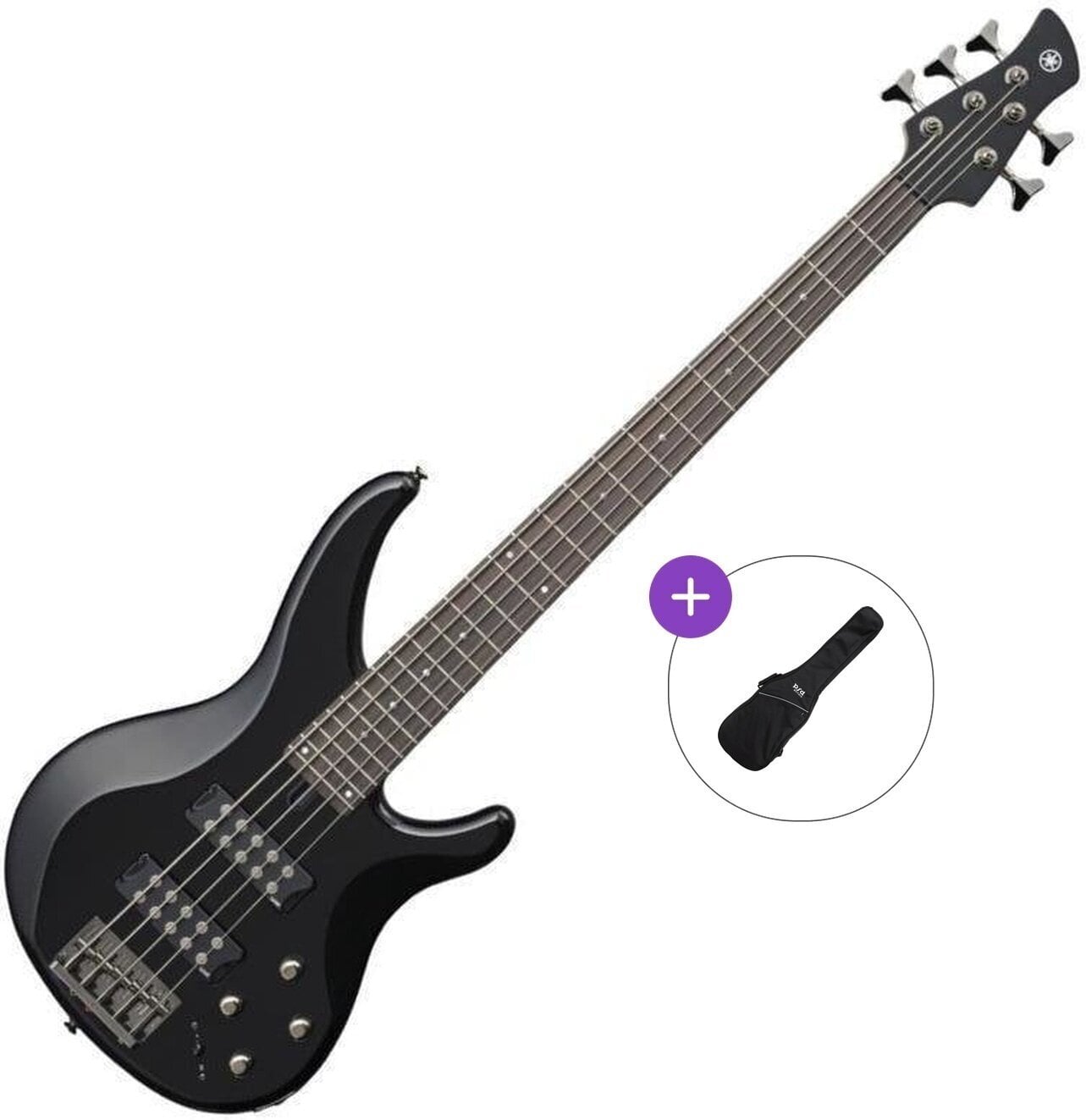 5-snarige basgitaar Yamaha TRBX 305 Basic SET Black 5-snarige basgitaar