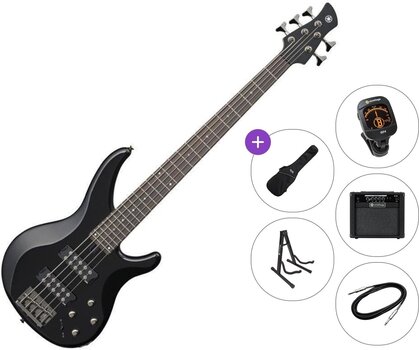 5-snarige basgitaar Yamaha TRBX 305 Premium SET Black 5-snarige basgitaar - 1