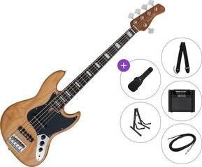 5 žičana bas gitara Sire Marcus Miller V5R Alder-5 Premium SET Natural 5 žičana bas gitara