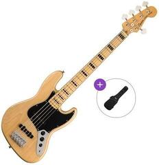 5-струнна бас китара Fender Squier Classic Vibe '70s Jazz Bass V MN Basic SET Natural 5-струнна бас китара
