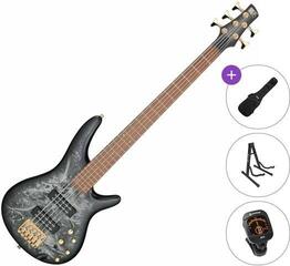 5 žičana bas gitara Ibanez SR305EDX-BZM Standard SET Black Ice Frozen Matte 5 žičana bas gitara