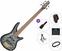 5 žičana bas gitara Ibanez SR305EDX-BZM Premium SET Black Ice Frozen Matte 5 žičana bas gitara