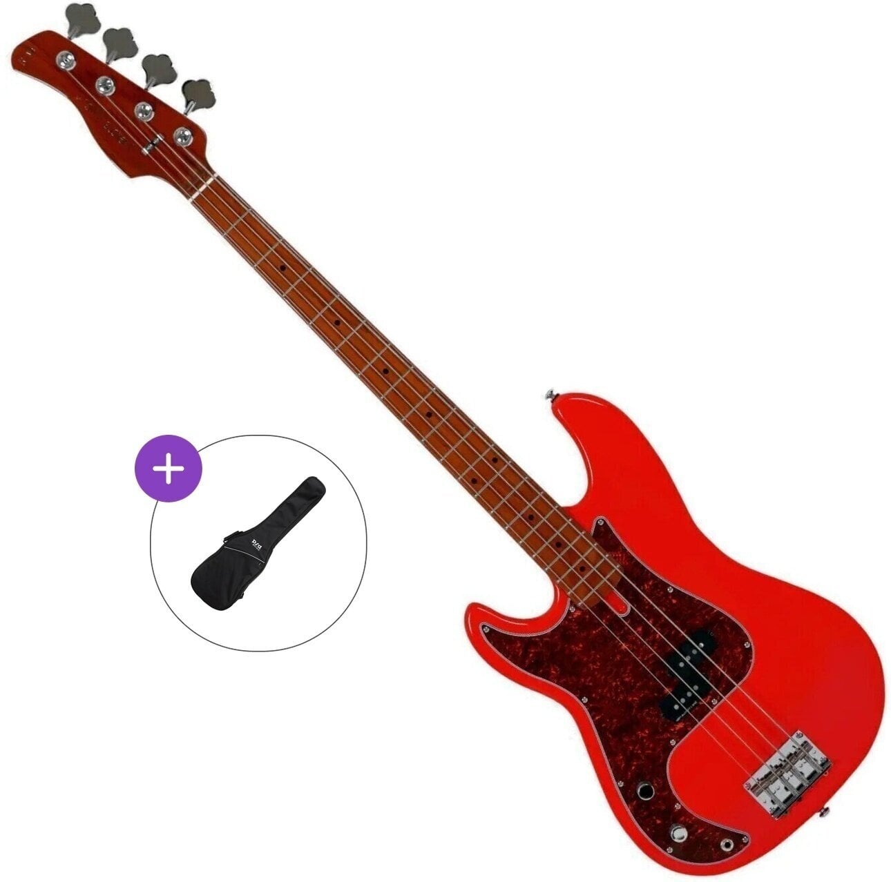 4-strenget basguitar Sire Marcus MIller P5 4 LH Basic SET Dakota Red 4-strenget basguitar