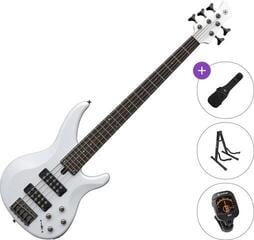 5-snarige basgitaar Yamaha TRBX 305 Standard SET White 5-snarige basgitaar