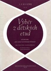 Notas Henri Lemoine Výběr dětských etud pro harmoniku op. 37 Notas