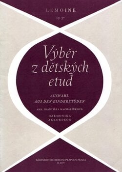 Note Henri Lemoine Výběr dětských etud pro harmoniku op. 37 Note - 1