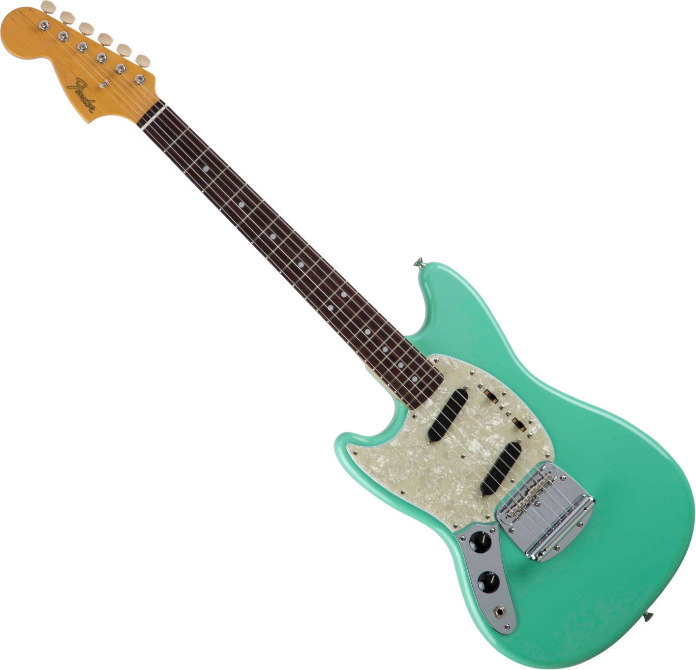 Electric guitar Fender MIJ Traditional '60s Mustang RW Surf Green LH