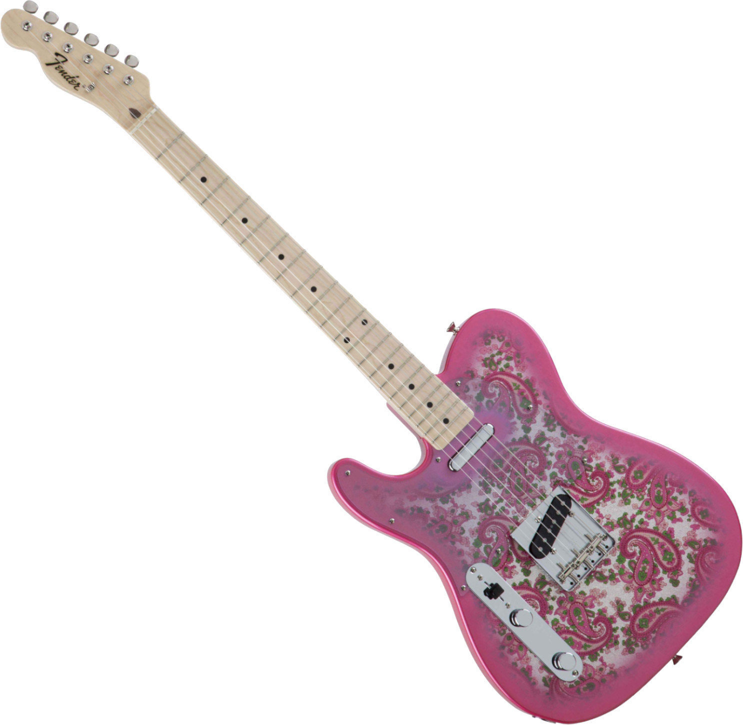 Sähkökitara Fender MIJ Traditional '69s Telecaster MN Pink Paisley LH
