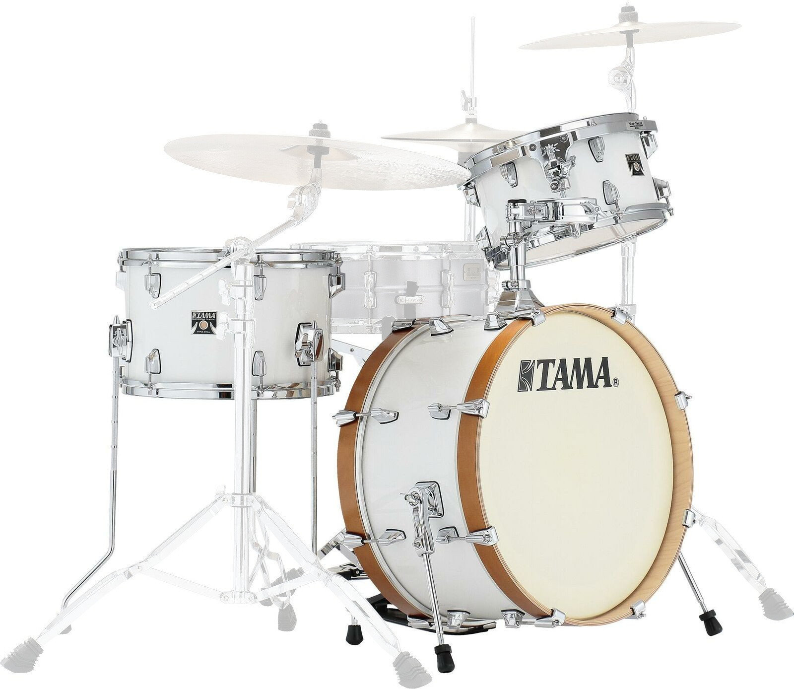 Akoestisch drumstel Tama CL30VS Superstar Classic Neo-Mod White Smoke