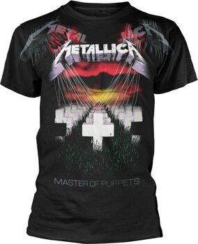 Shirt Metallica Puppets Faded Black M Shirt - 1