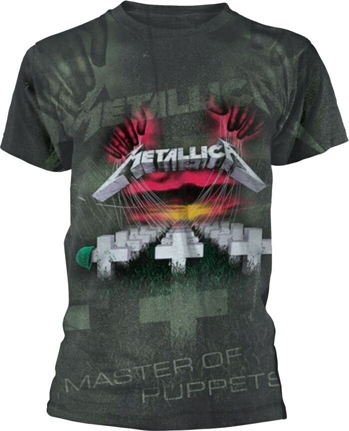 Shirt Metallica Master Of Puppets Green L Shirt