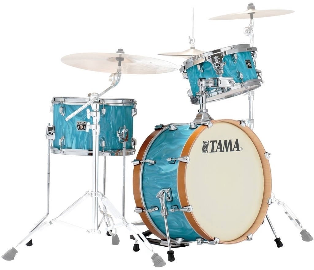 Akoestisch drumstel Tama CL30VS Superstar Classic Neo-Mod Turquoise Satin Haze Wrap