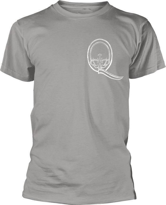 T-Shirt Queen Solid Crest Grey L T-Shirt