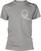 T-Shirt Queen Solid Crest Grey L T-Shirt