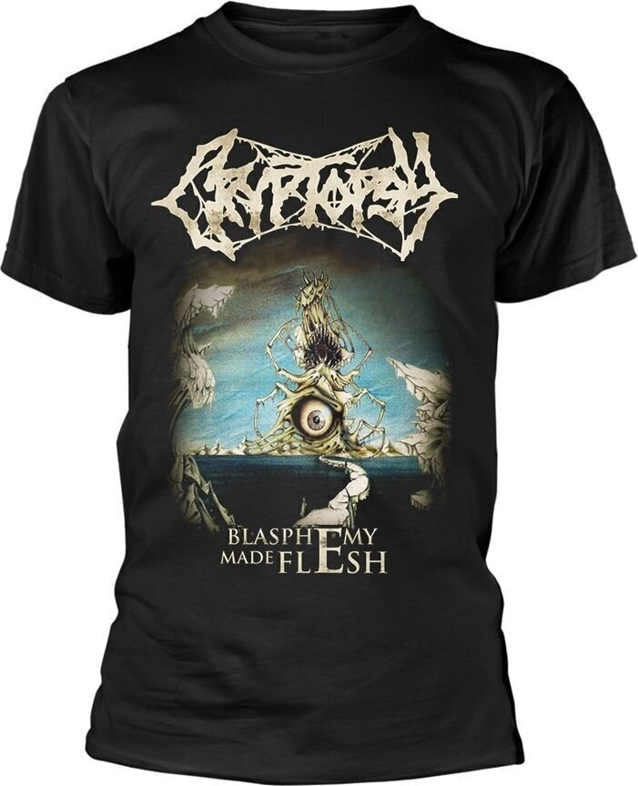 T-Shirt Cryptopsy Blasphemy Made Flesh Black L T-Shirt