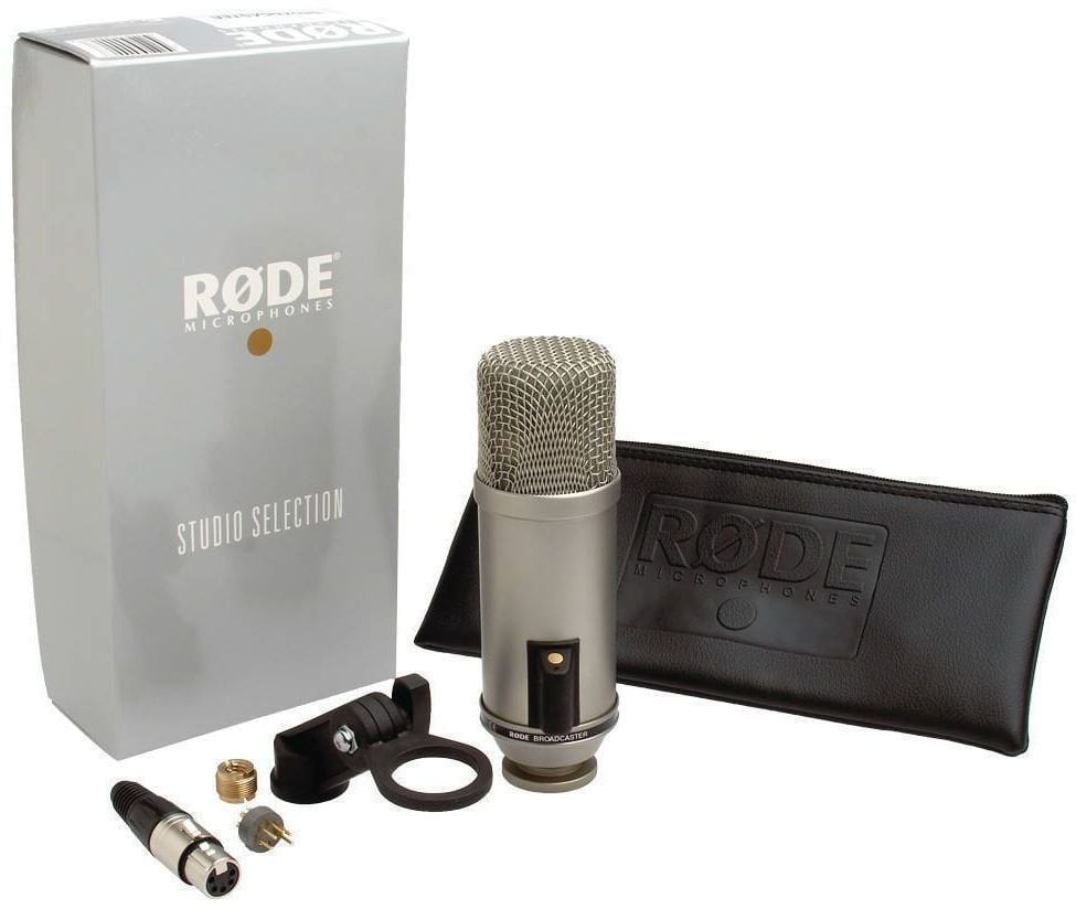 Kondenzatorski studijski mikrofon Rode Broadcaster Kondenzatorski studijski mikrofon