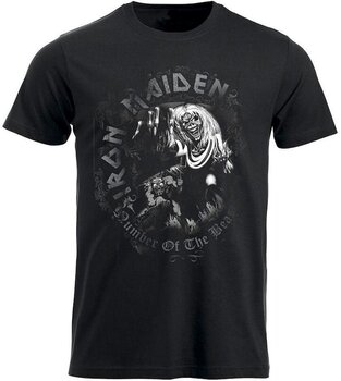 T-shirt Iron Maiden Number Of The Beast Watermark Black S T-shirt - 1