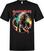 T-Shirt Iron Maiden Axe Eddie Red White Circle Back And Front Black 2XL T-Shirt