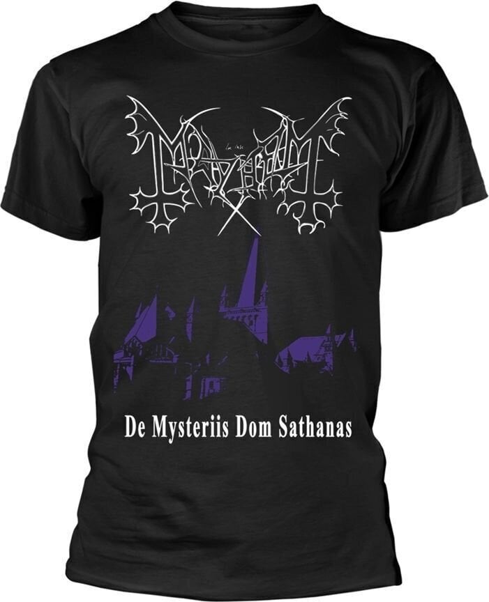 T-Shirt Mayhem De Mysteriis Dom Sathanas Black L T-Shirt