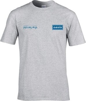 Maglietta Oasis Definitely Maybe Tracklistning Grey M Maglietta - 1