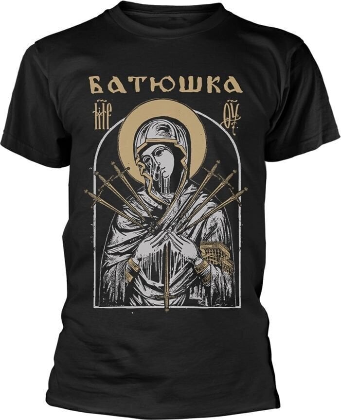 T-Shirt Batushka Mary Dagger Black L T-Shirt