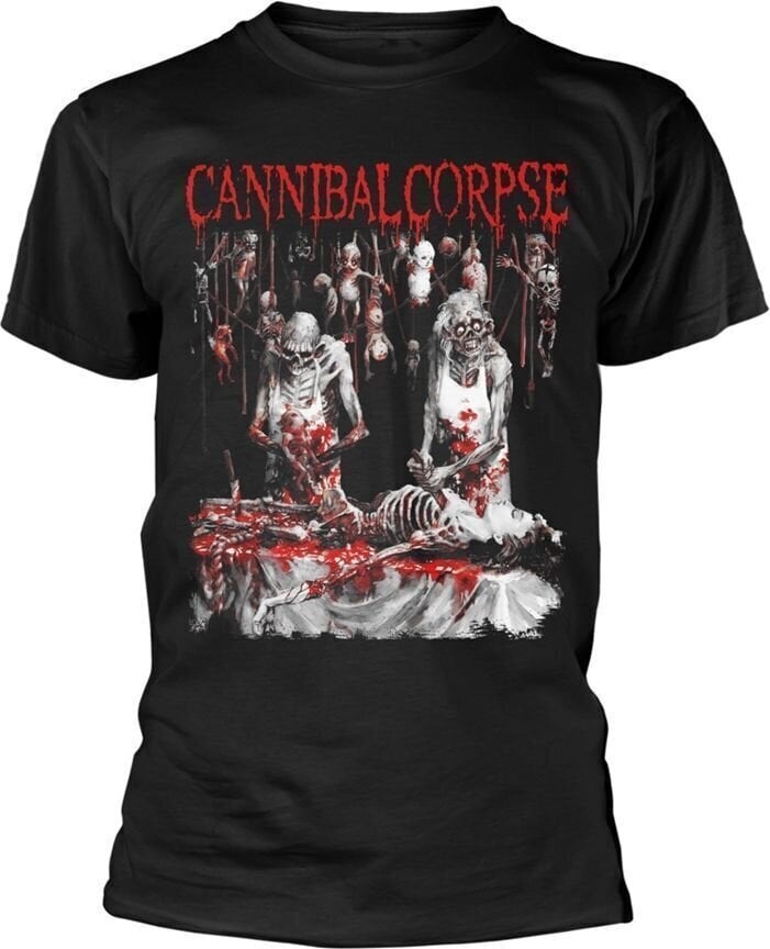 T-skjorte Cannibal Corpse Butchered At Birth Black 3XL T-skjorte