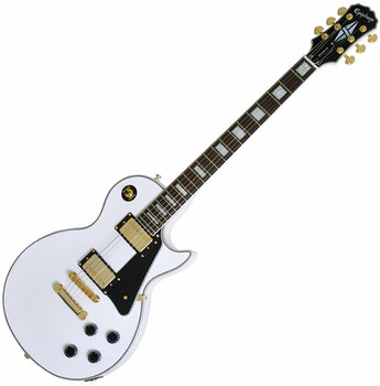Elektrische gitaar Epiphone Les Paul Custom Alpine white - 1