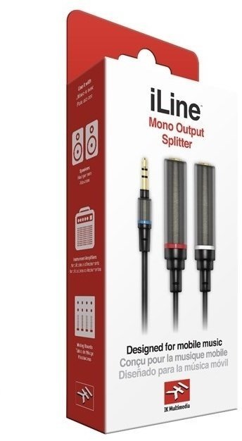Готов аудио кабел IK Multimedia iLine Mono Out Split 60 cm Готов аудио кабел