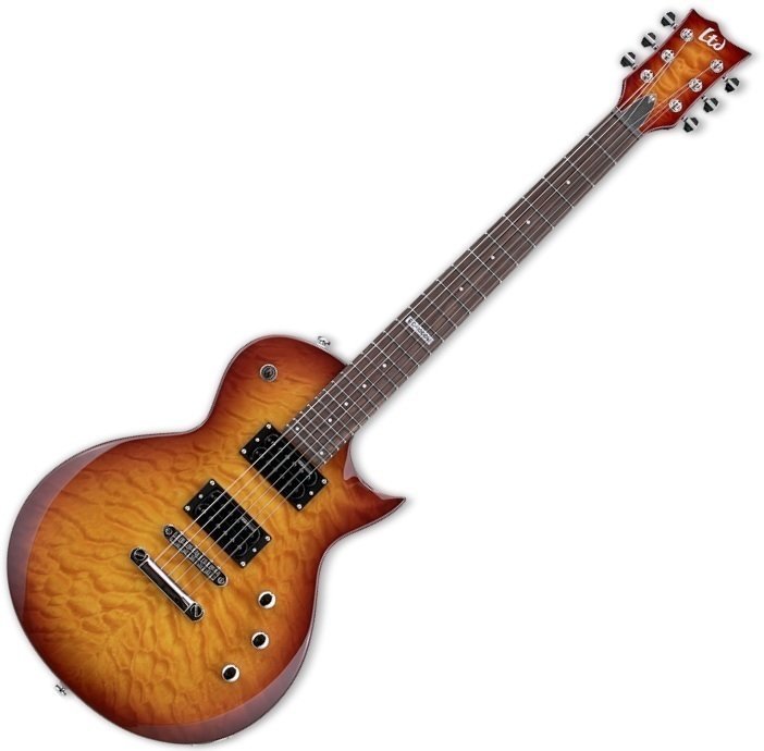 Elektromos gitár ESP LTD EC 100 QM FCSB