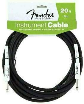 Instrument Cable Fender Performance Series Black 6 m Straight - Straight - 1