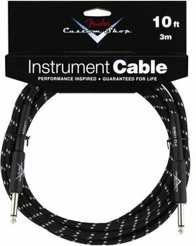 Nástrojový kabel Fender Custom Shop Performance Cable 3 m Black - 1