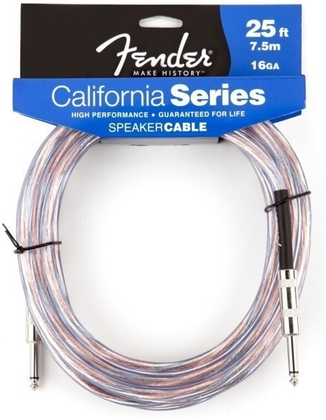 Loudspeaker Cable Fender California Jack Jack Speaker Cable 7,5m