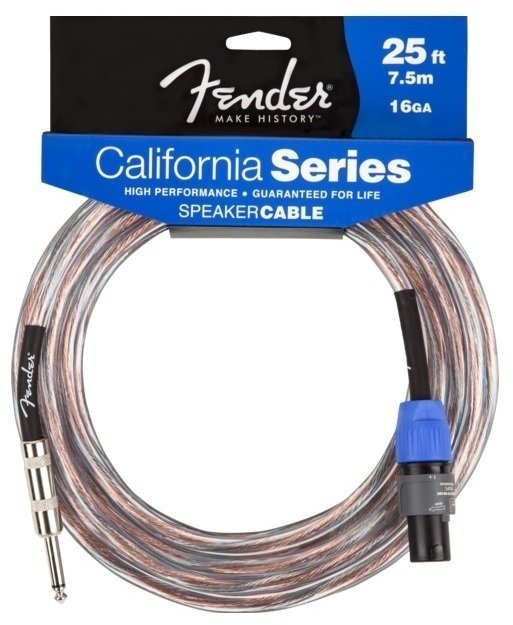 Hangfal kábel Fender California Jack Speakon Speaker Cable 7,5 m