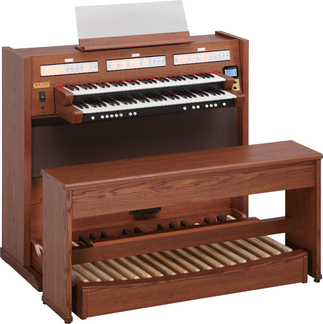 Electronic Organ Roland C-330-DA Complete Set