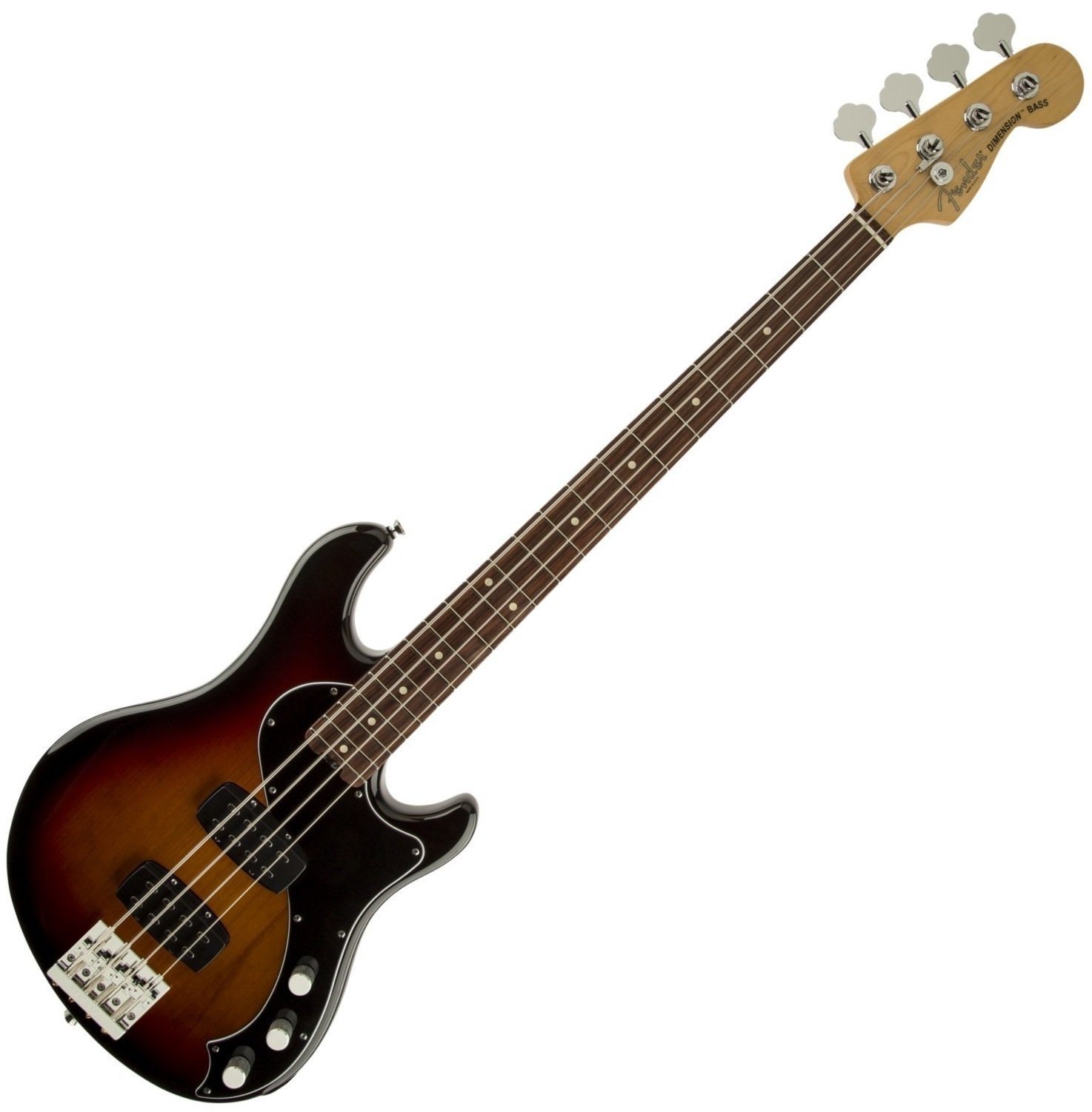 4-kielinen bassokitara Fender American Standard Dimension Bass IV HH RW 3 Color Sunburst