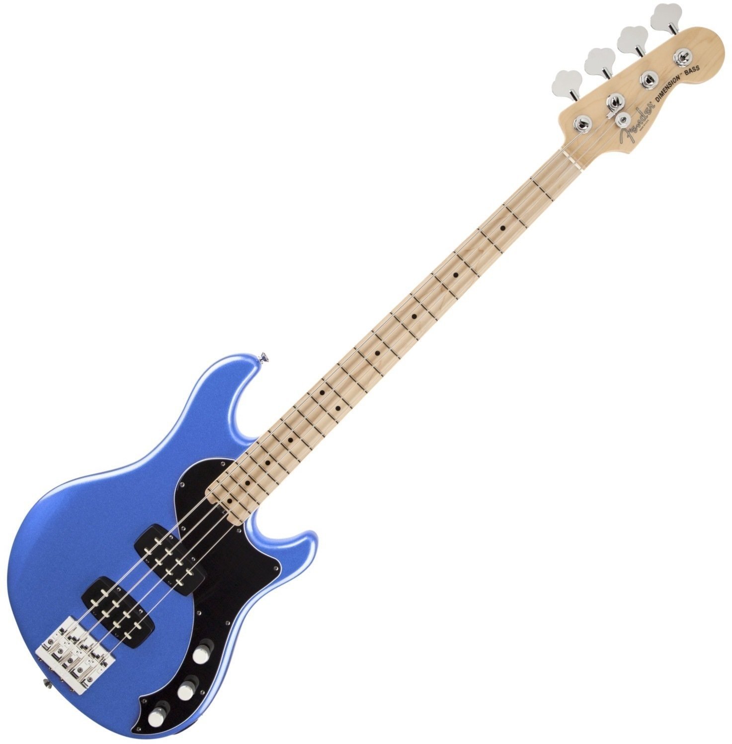 E-Bass Fender American Standard Dimension Bass IV HH MN Ocean Blue Metallic