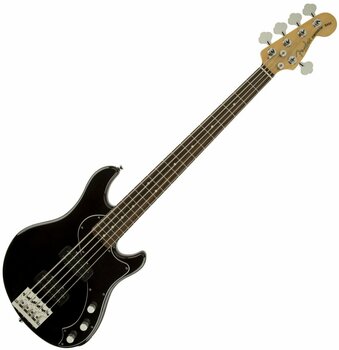 5-saitiger E-Bass, 5-Saiter E-Bass Fender American Standard Dimension Bass V HH RW Black - 1