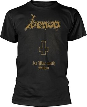 T-shirt Venom At War With Satan Black/Gold L T-shirt - 1