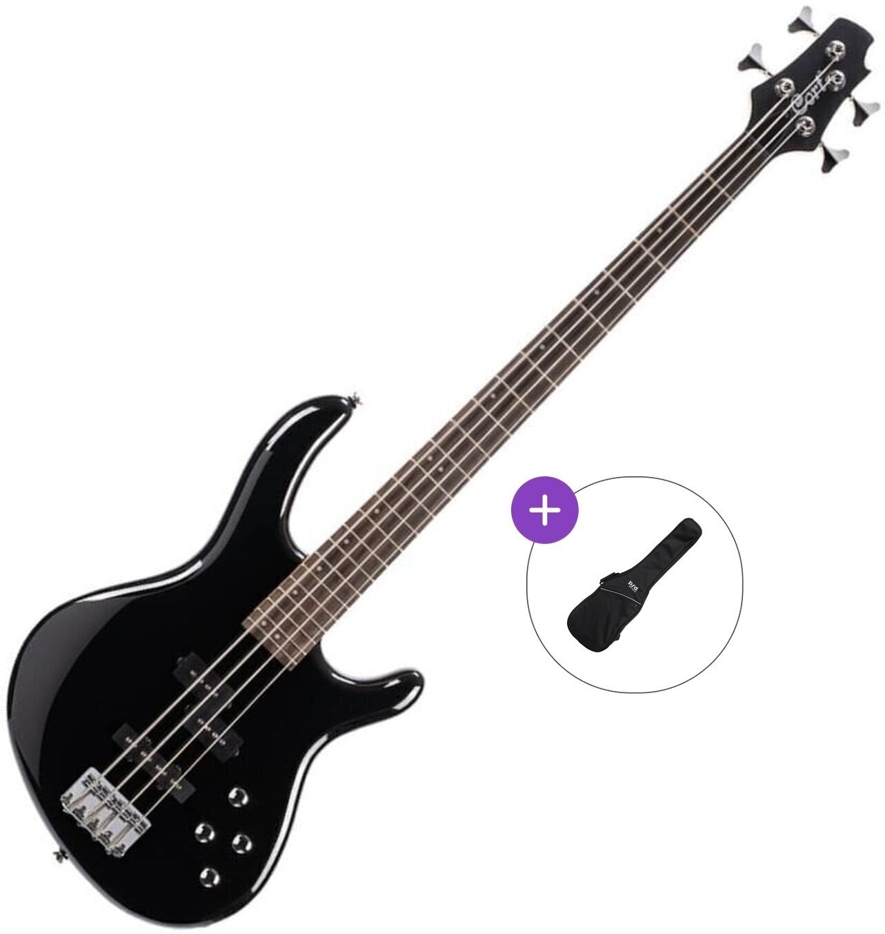 E-Bass Cort Action Bass Plus Basic SET Black E-Bass