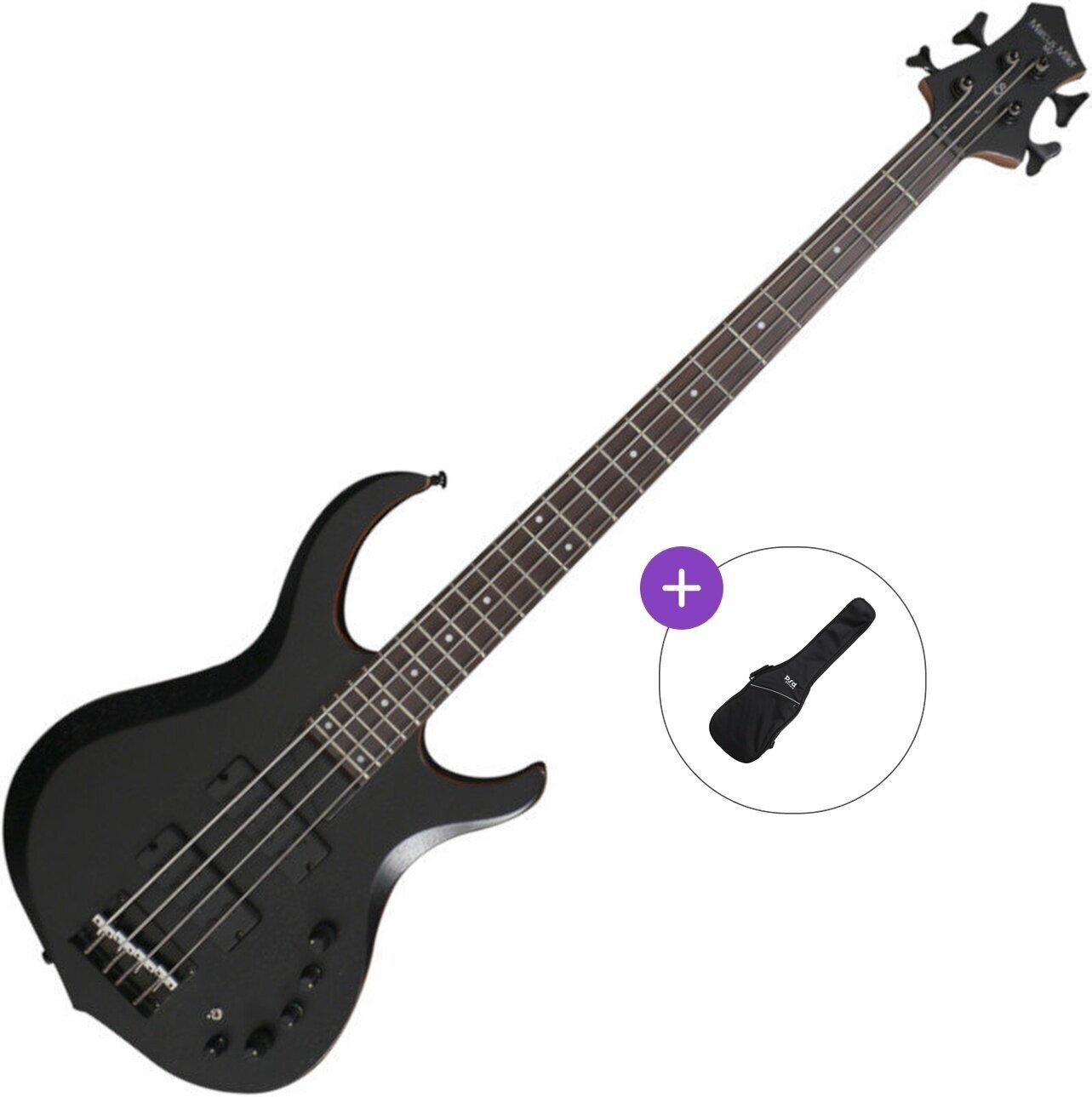Električna bas kitara Sire Marcus Miller M2-4 2nd Gen Basic SET Transparent Black Električna bas kitara