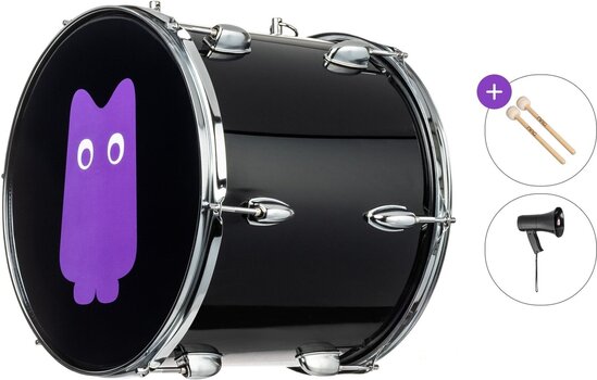 Pohodni boben NRG Stadium Pulse Standard SET Navijaški boben 14" Black Force - 1