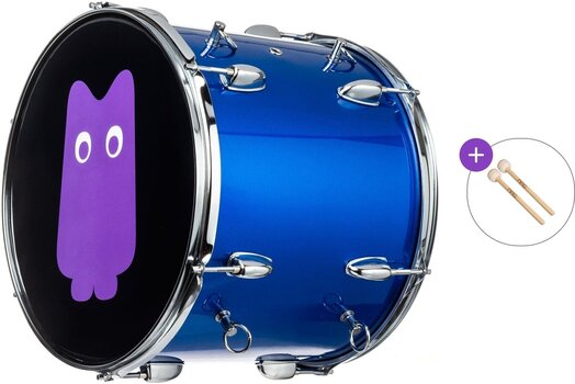 Pohodni boben NRG Stadium Pulse Basic SET Navijaški boben 14" Blue Wave - 1