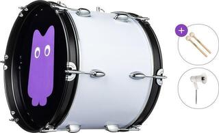 Bubanj za marširanje NRG True Ultra 16" Standard SET Navijački bubanj 16" White Spirit