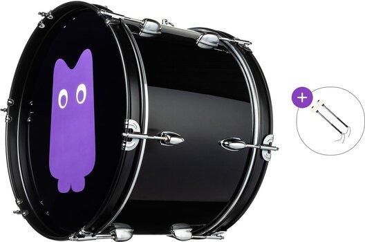 Pohodni boben NRG Crowd Power Basic SET Navijaški boben 18" Black Force - 1