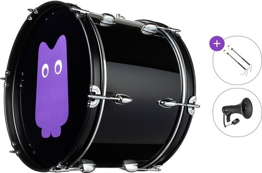 Pohodni boben NRG Crowd Power Standard SET Navijaški boben 18" Black Force - 1